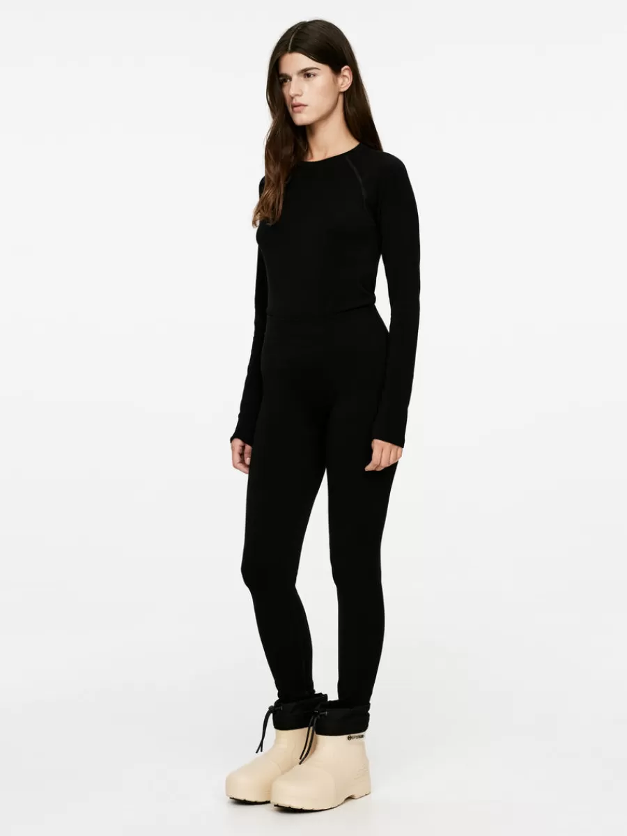Vêtements De Sport-ARKET Collants en laine sans couture Noir