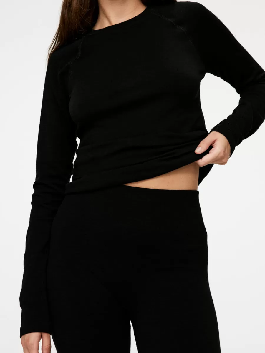 Vêtements De Sport-ARKET Collants en laine sans couture Noir