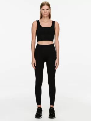 Vêtements De Sport-ARKET Collants taille haute sans coutures Noir