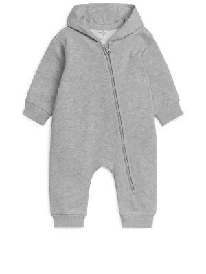 Bodys-ARKET Combinaison en jersey avec capuche Gris chiné