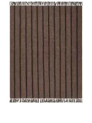 Tous Les Textiles | Plaids-ARKET Couverture en lin Marron/Noir