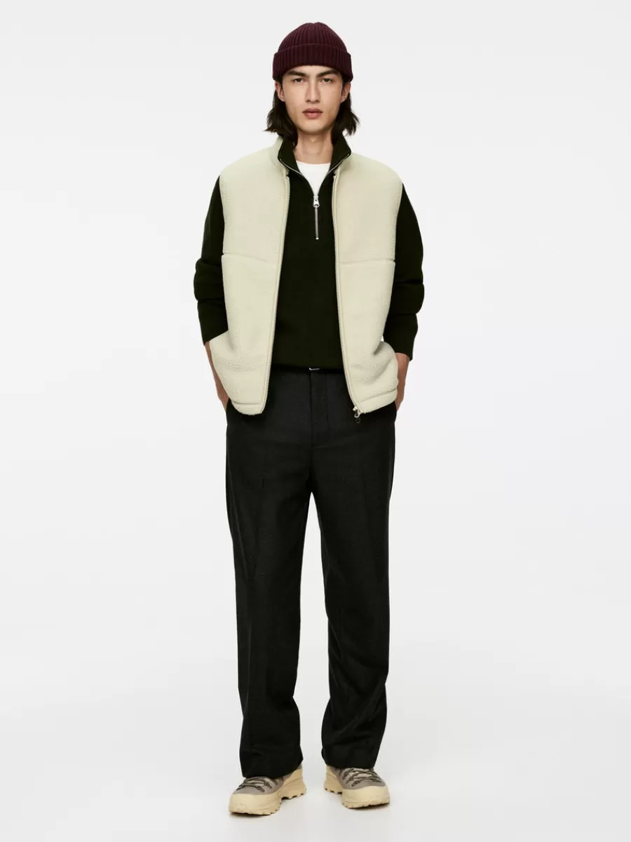 Vêtements De Sport | Manteaux Et Vestes-ARKET Débardeur de sport en polaire Beige