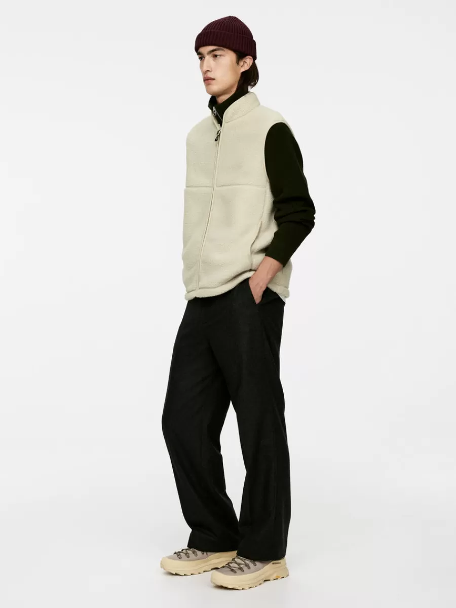 Vêtements De Sport | Manteaux Et Vestes-ARKET Débardeur de sport en polaire Beige
