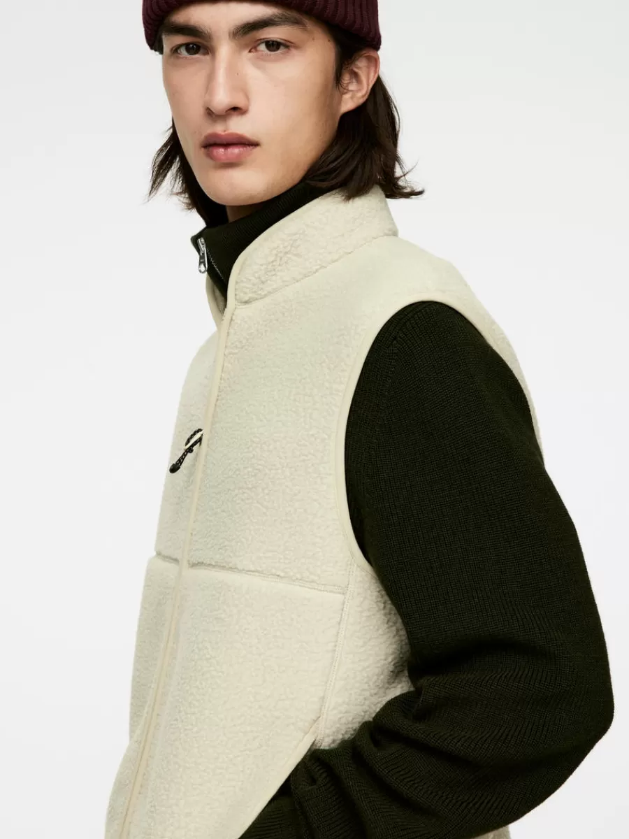 Vêtements De Sport | Manteaux Et Vestes-ARKET Débardeur de sport en polaire Beige