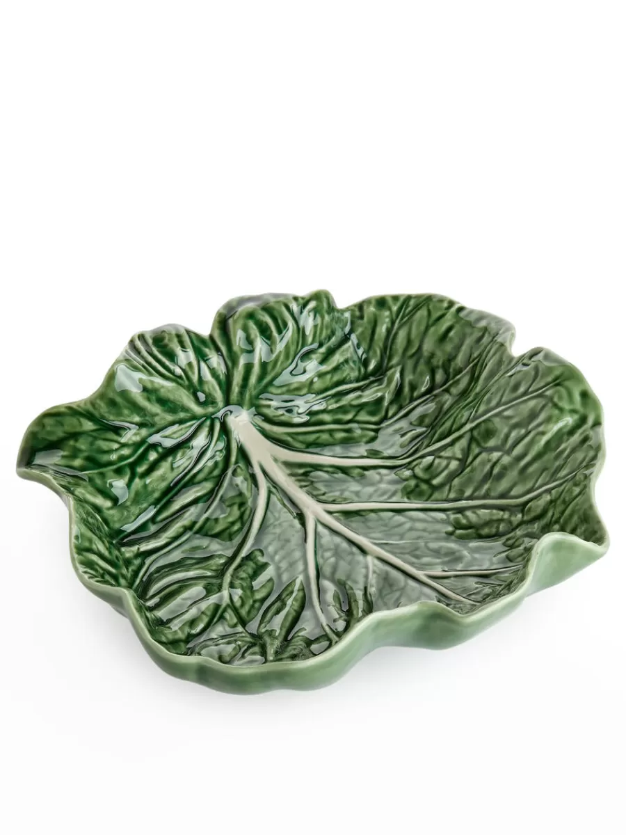 Bols-ARKET Feuille concave Bordallo Pinheiro 26 cm Vert