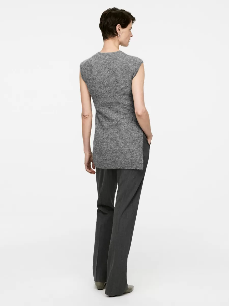 Mailles Et Cardigans-ARKET Gilet en laine et alpaga gris