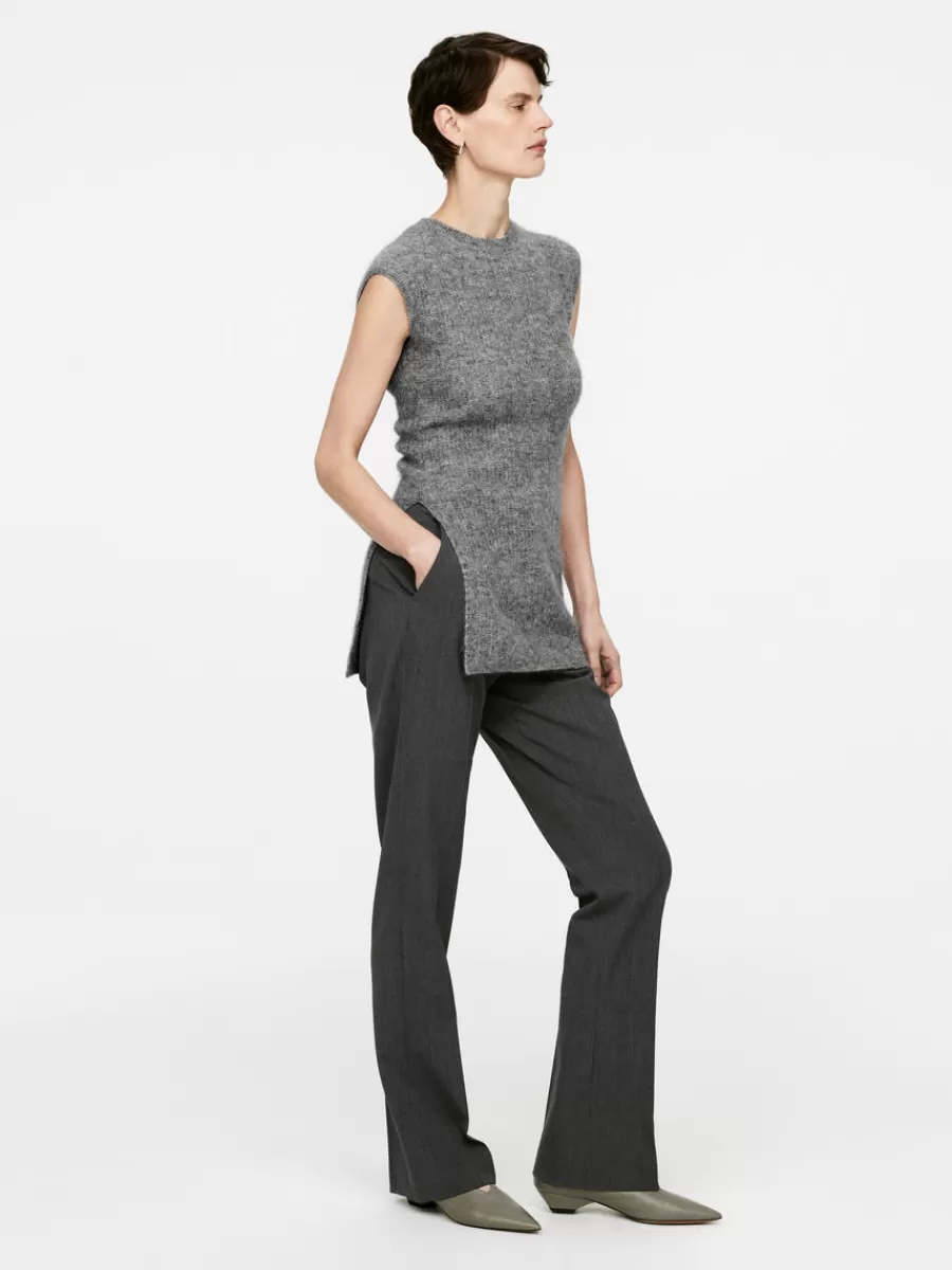 Mailles Et Cardigans-ARKET Gilet en laine et alpaga gris