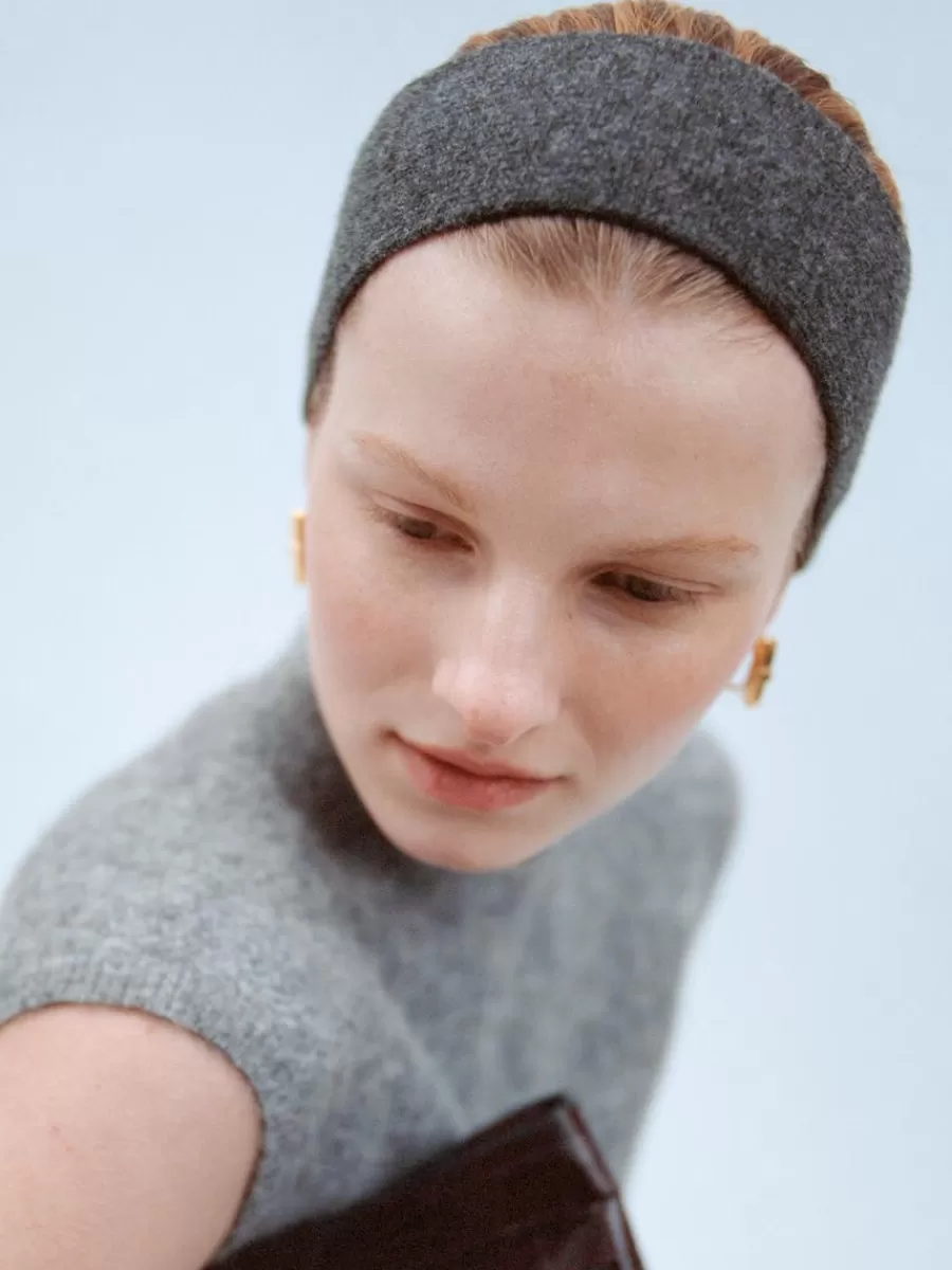 Mailles Et Cardigans-ARKET Gilet en laine et alpaga gris