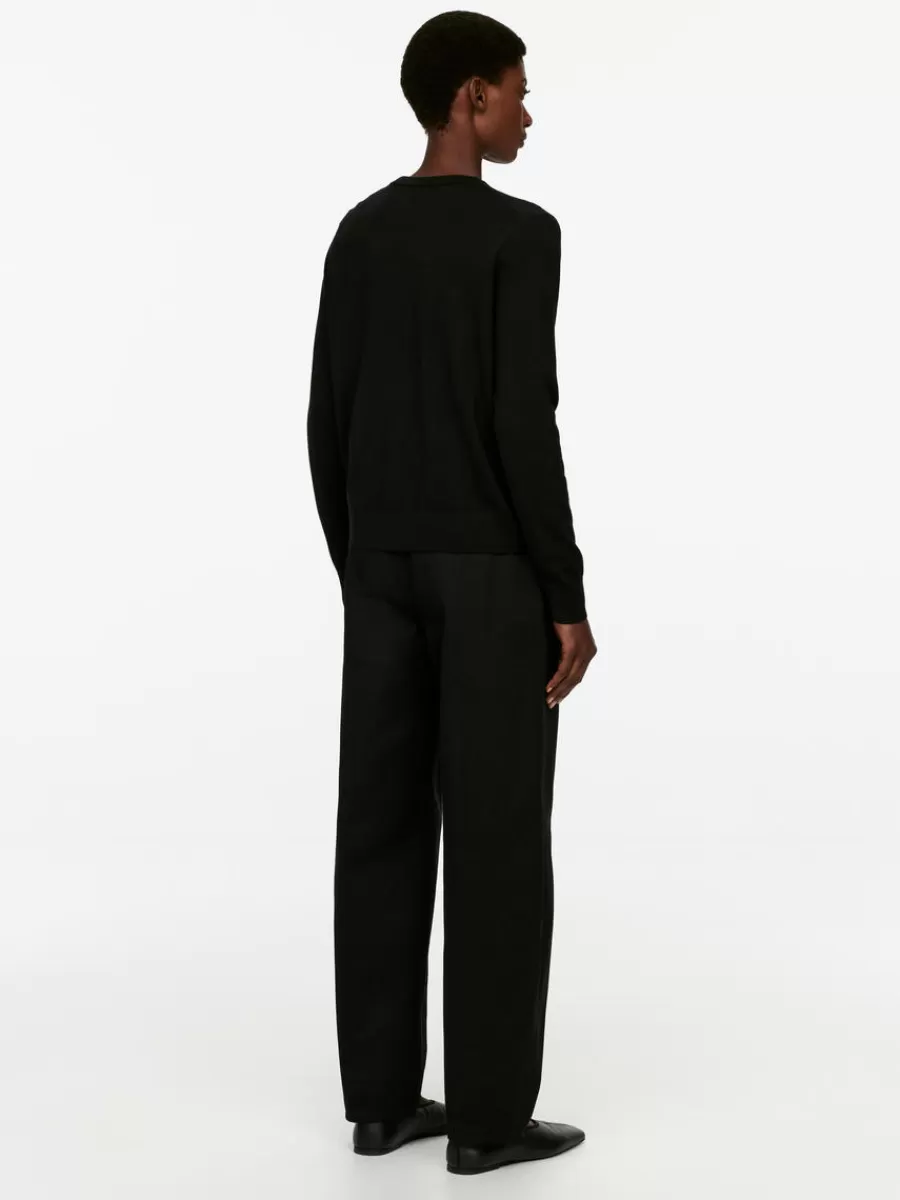Mailles Et Cardigans-ARKET Gilet en laine mérinos Noir