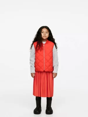 Manteaux Et Vestes | Manteaux Et Vestes-ARKET Gilet matelassé Rouge vif