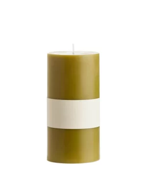 Bougies-ARKET Grosse bougie 15 cm Vert