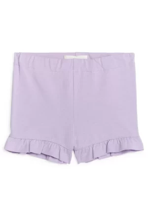 Bas-ARKET Haut en jersey à volants Mauve