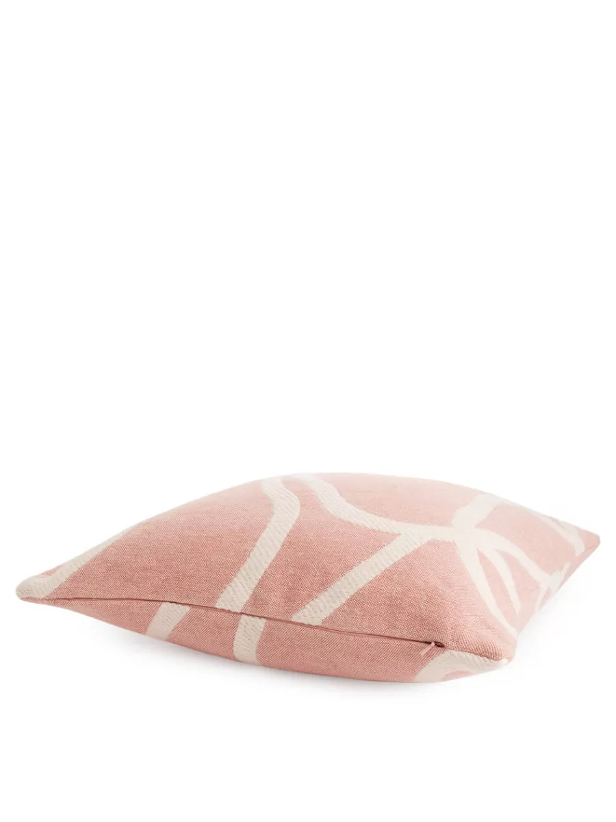 Tous Les Textiles | Housses De Coussin-ARKET Housse de coussin en coton et laine 50 x 50 cm Rose/Beige