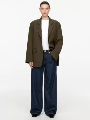 Jeans-ARKET Jean ample taille basse CLOUD Bleu foncé