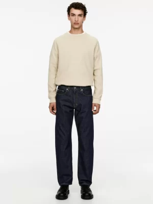Jeans-ARKET Jean droit ample OCEAN Bleu foncé