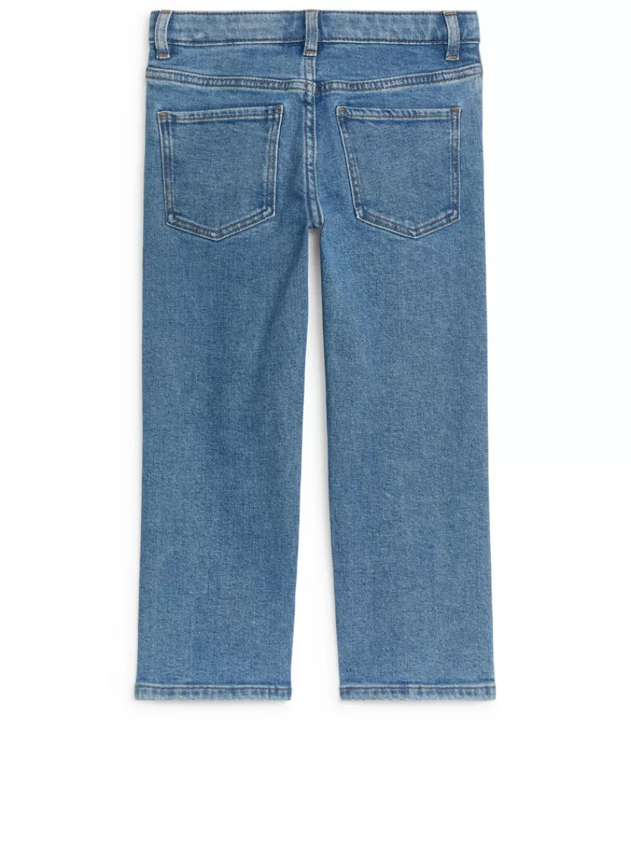 Jeans | Pantalons-ARKET Jean extensible classique Bleu moyen