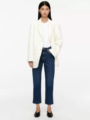 Jeans-ARKET Jean slim extensible JADE CROPPED Bleu foncé vintage