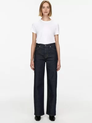 Jeans-ARKET Jean taille haute évasé et extensible LUPINE Bleu foncé