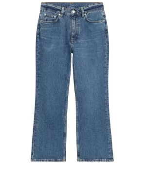 Jeans-ARKET Jean évasé extensible FERN CROPPED Bleu