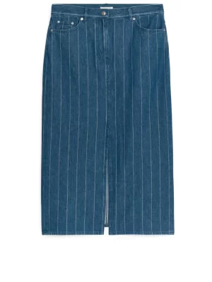 Jupes-ARKET Jupe en jean Bleu/Blanc
