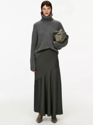 Jupes-ARKET Jupe en lyocell Gris foncé