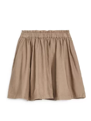 Jupes-ARKET Jupe en velours côtelé Taupe