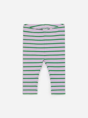 Bas-ARKET Legging côtelé Mauve/Vert