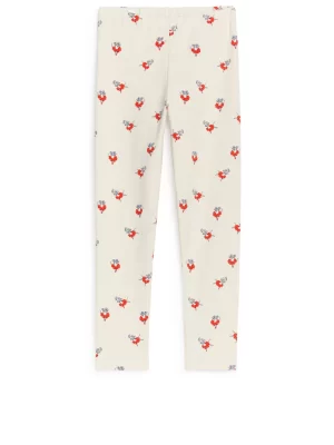 Pantalons Et Shorts | Pantalons-ARKET Legging en jersey Écru/Ballerines