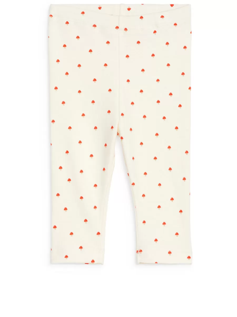 Bas-ARKET Legging en jersey Blanc cassé/Champignons