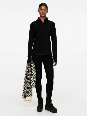 Pantalons | Mailles Et Cardigans-ARKET Leggings côtelés en mérinos Noir