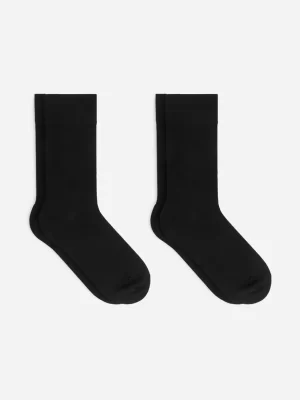 Chaussettes-ARKET Lot de 2 chaussettes en laine Noir