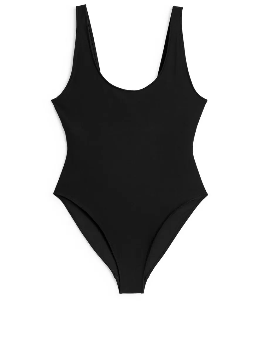 Maillots De Bain-ARKET Maillot de bain encolure en U Noir