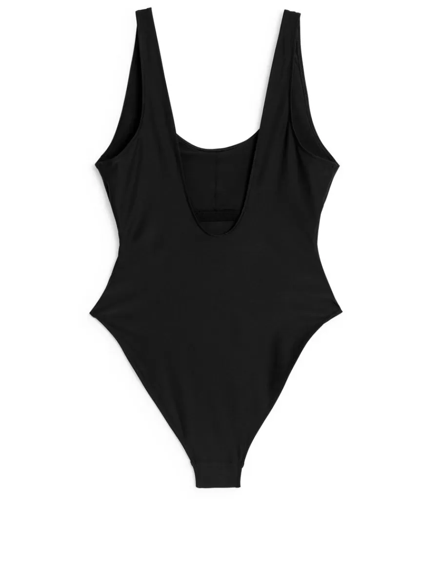 Maillots De Bain-ARKET Maillot de bain encolure en U Noir