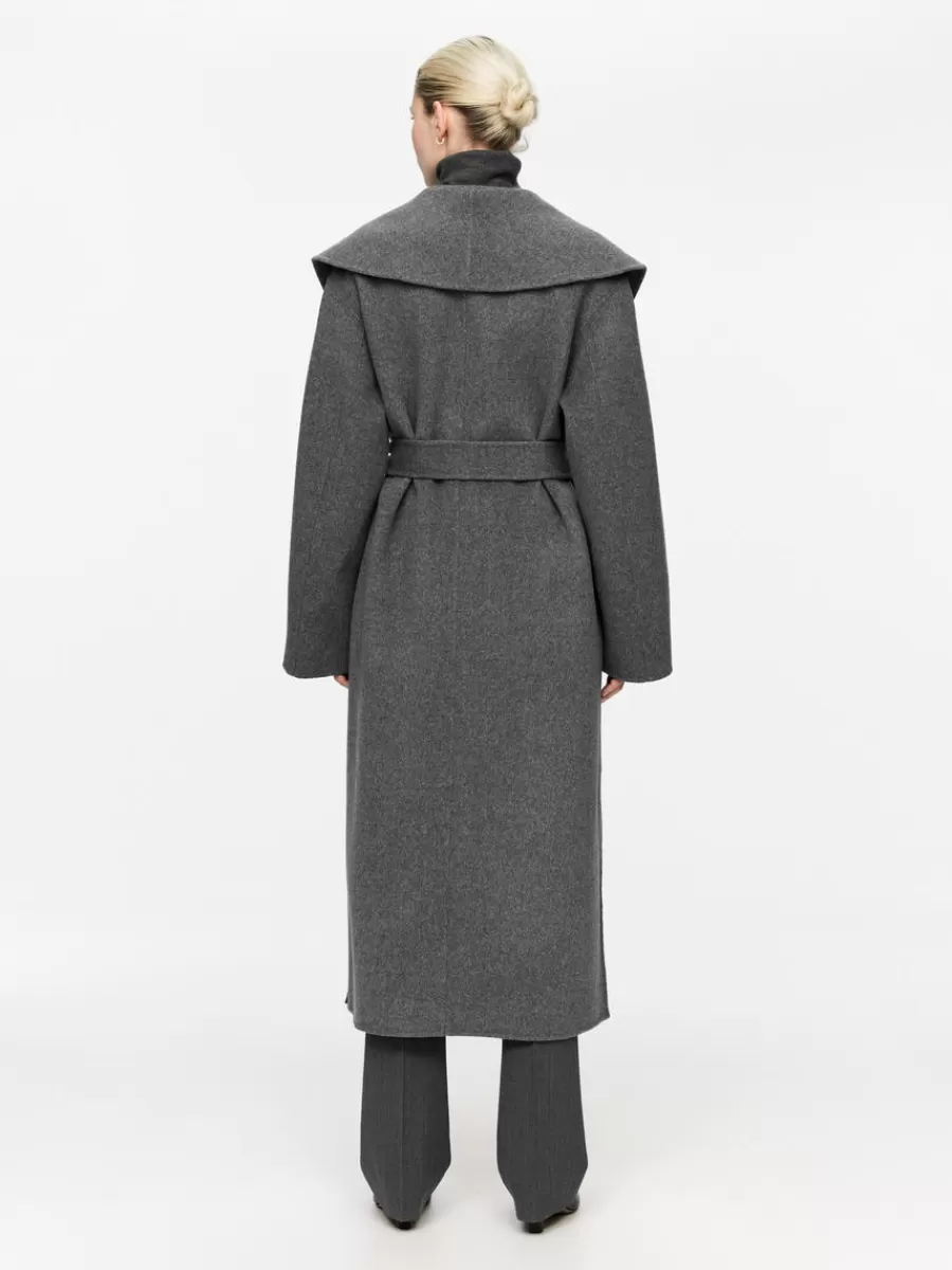Manteaux Et Vestes-ARKET Manteau à col châle gris