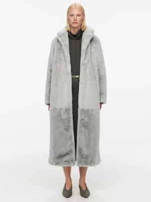 Manteaux Et Vestes-ARKET Manteau en fausse fourrure gris