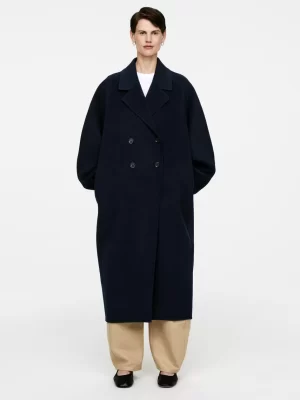 Manteaux Et Vestes-ARKET Manteau surdimensionné en laine mélangée Bleu foncé