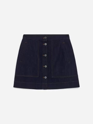 Jupes-ARKET Mini-jupe en denim Bleu foncé