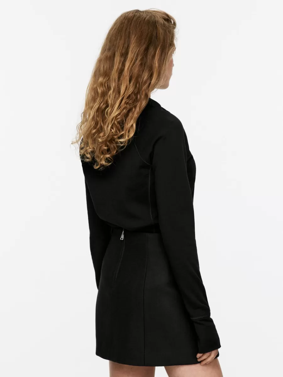 Jupes-ARKET Minijupe en laine Noir