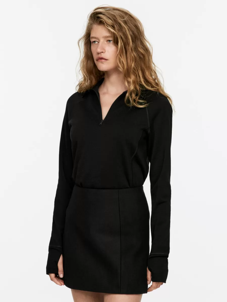 Jupes-ARKET Minijupe en laine Noir