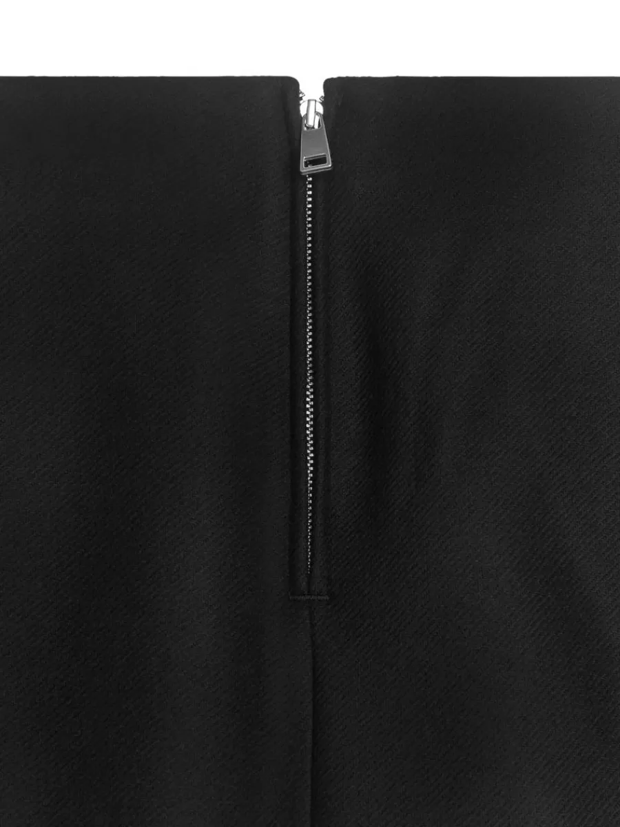 Jupes-ARKET Minijupe en laine Noir