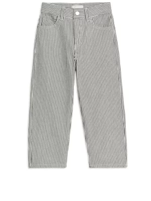 Jeans | Pantalons Et Shorts-ARKET Pantalon à cinq poches Noir/blanc cassé