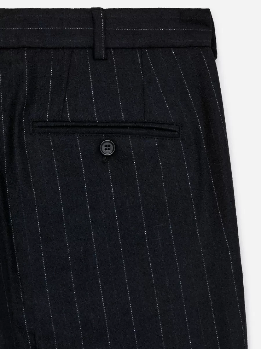 Costumes | Pantalons-ARKET Pantalon à fines rayures Bleu foncé