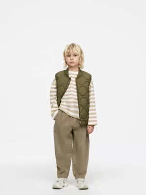 Pantalons | Pantalons-ARKET Pantalon chino décontracté Vert kaki