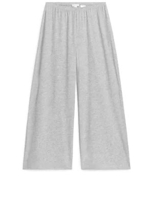 Tenues Décontractées-ARKET Pantalon de pyjama en coton Gris chiné