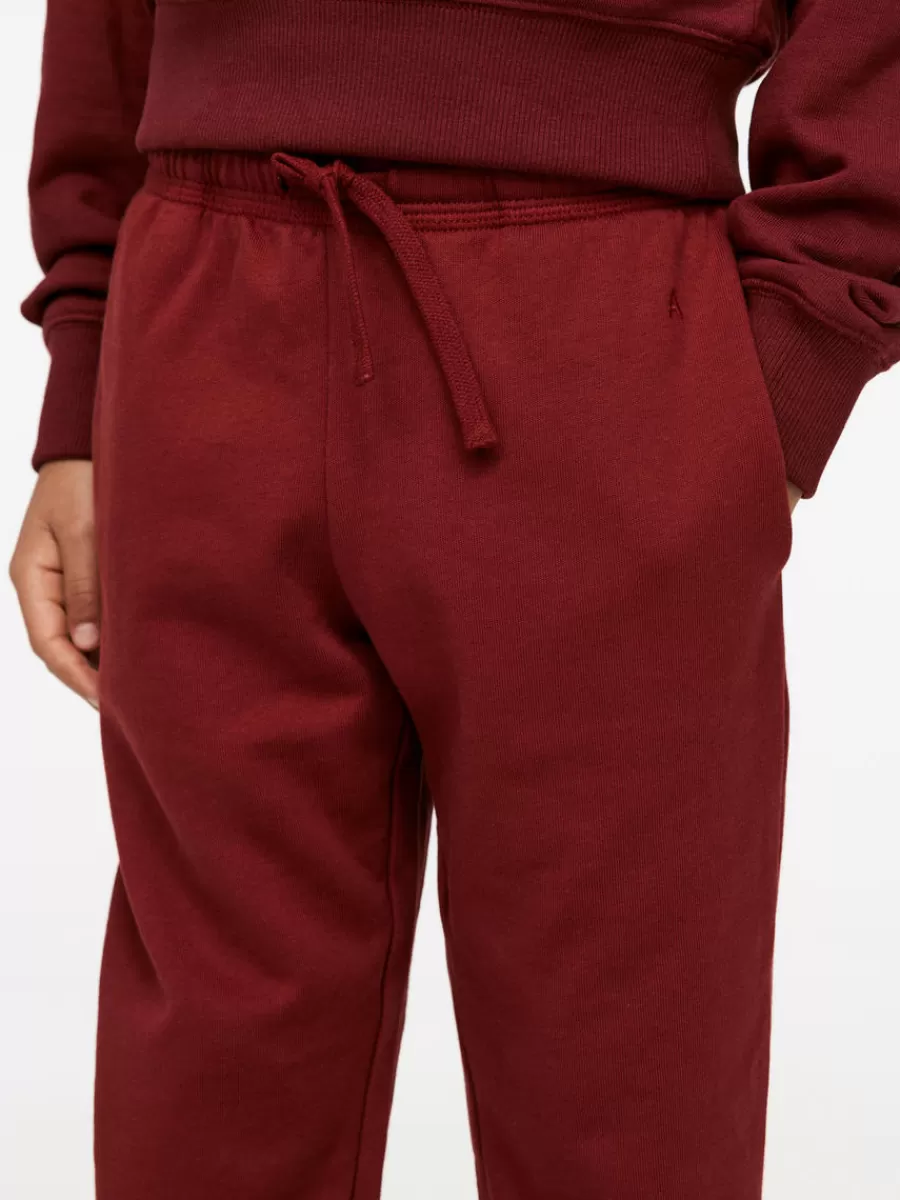 Pantalons | Pantalons-ARKET Pantalon de survêtement en tissu éponge Bordeaux