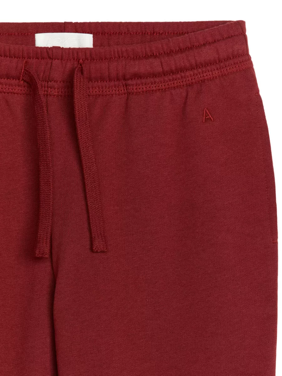 Pantalons | Pantalons-ARKET Pantalon de survêtement en tissu éponge Bordeaux