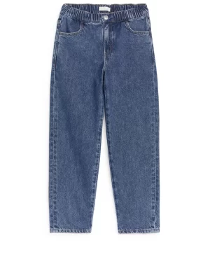Jeans | Pantalons-ARKET Pantalon en denim à enfiler Bleu moyen