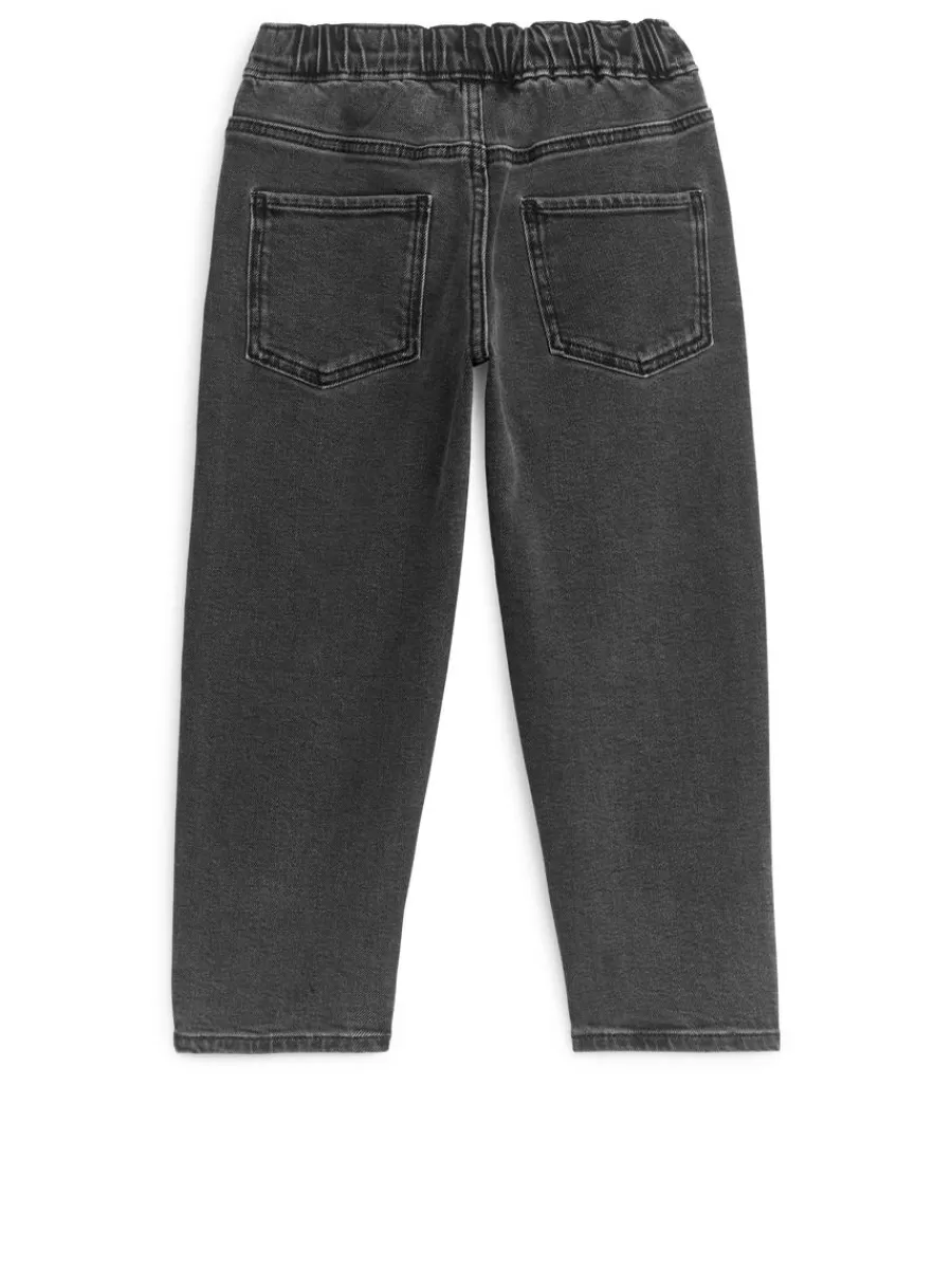 Jeans | Pantalons Et Shorts-ARKET Pantalon en jean à enfiler Noir délavé