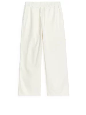 Tenues Décontractées | Jeans-ARKET Pantalon en jean avec cordon de serrage Blanc
