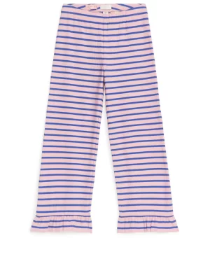 Pantalons Et Shorts | Pantalons-ARKET Pantalon en jersey à volants Rose/Bleu